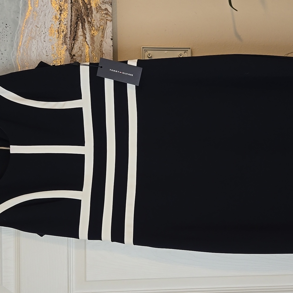 Women's Tommy Hilfiger Navy Blue dress. Size 10. Brand new with tags.